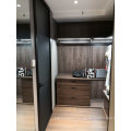 Narrow Aluminum Frame Modern Frosted Glass Bathroom Door